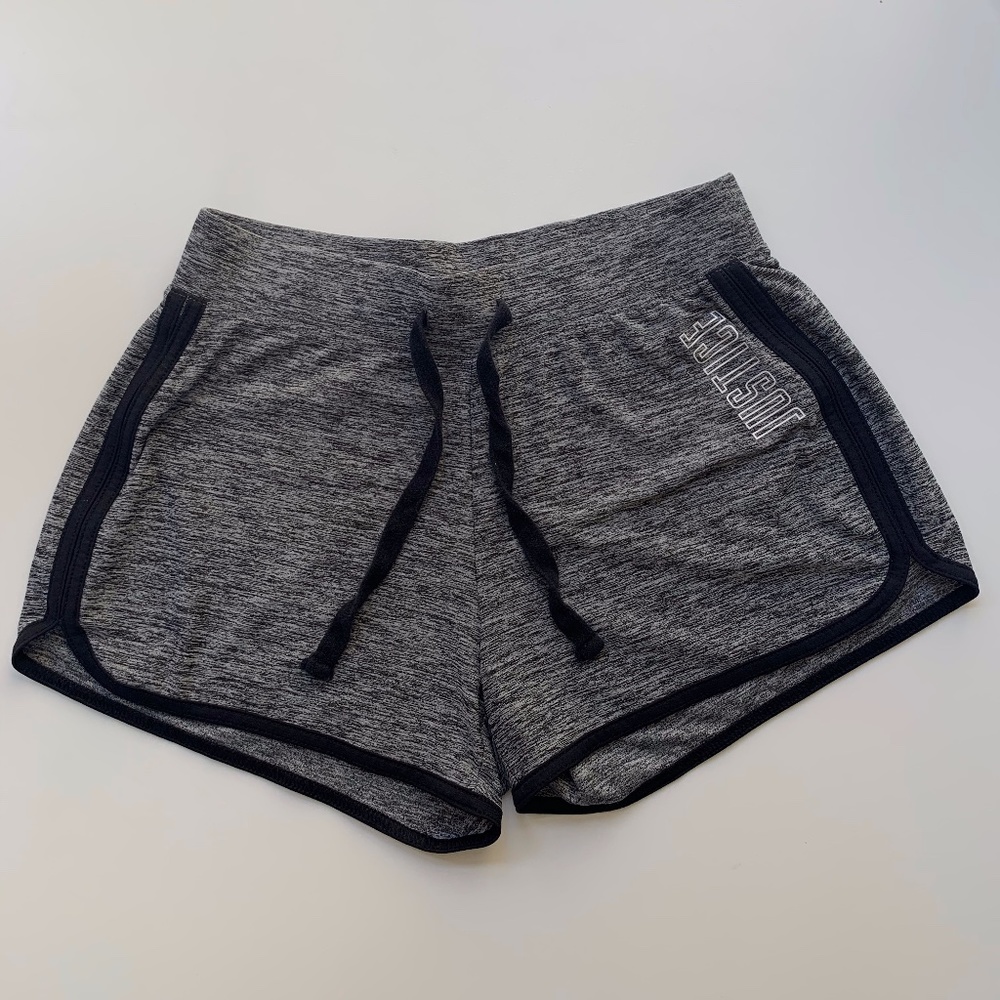 Justice- gray shorts